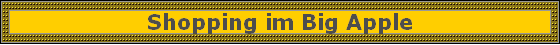 Shopping im Big Apple