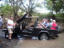 Unterbodenwsche mit dem Jeep