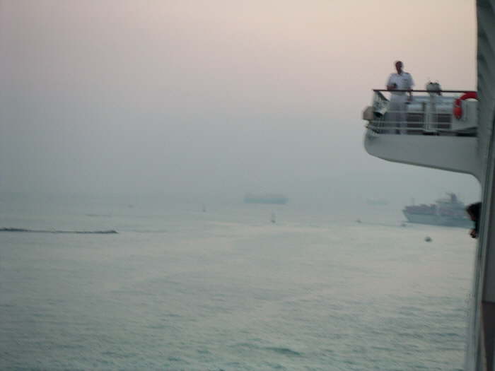 Ausfahrt aus dem Suezkanal