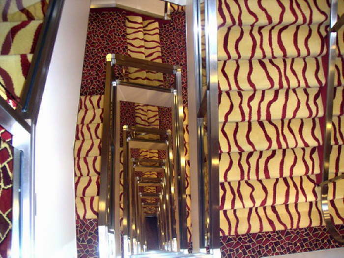 Treppen laufen ist gesund...